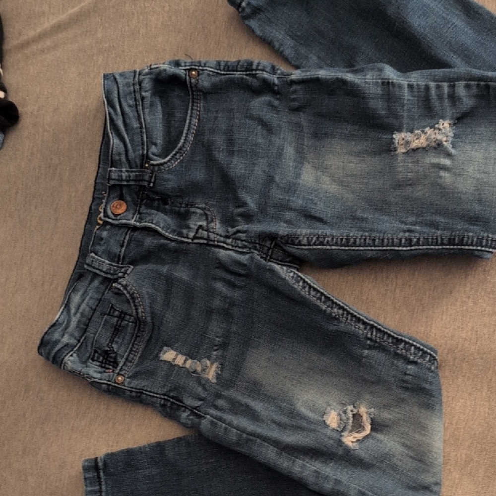 Vigoss Kids Blue Distressed Jeans